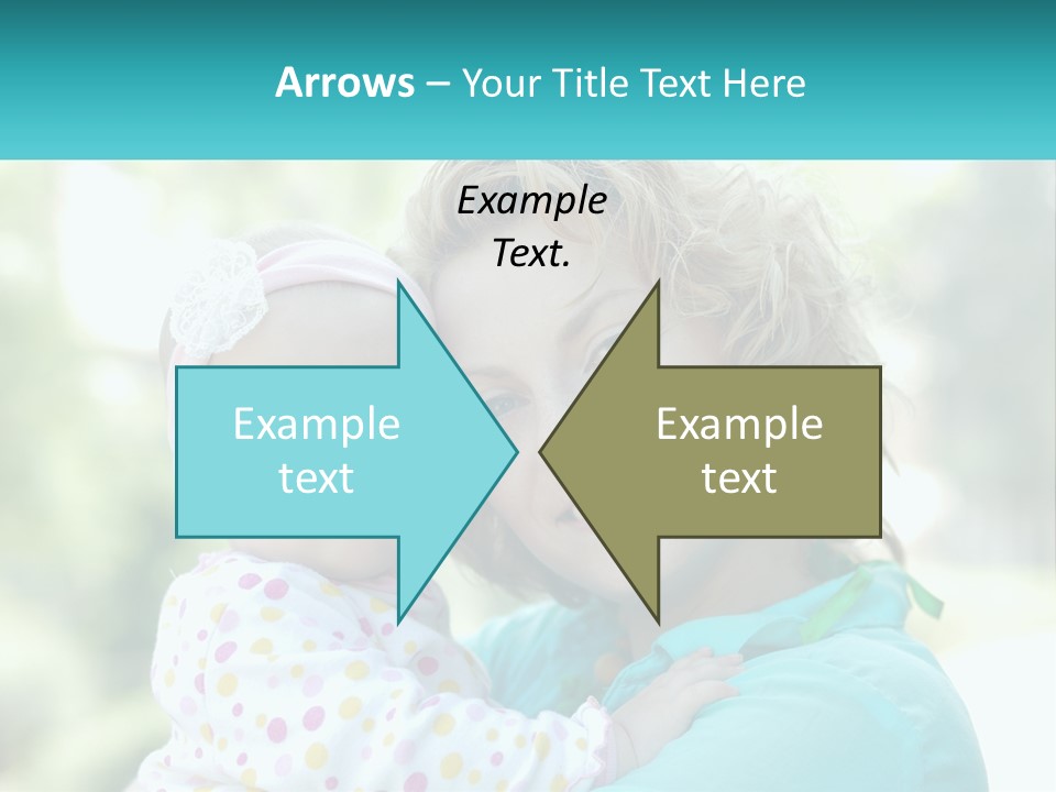 Woman With Child PowerPoint Template