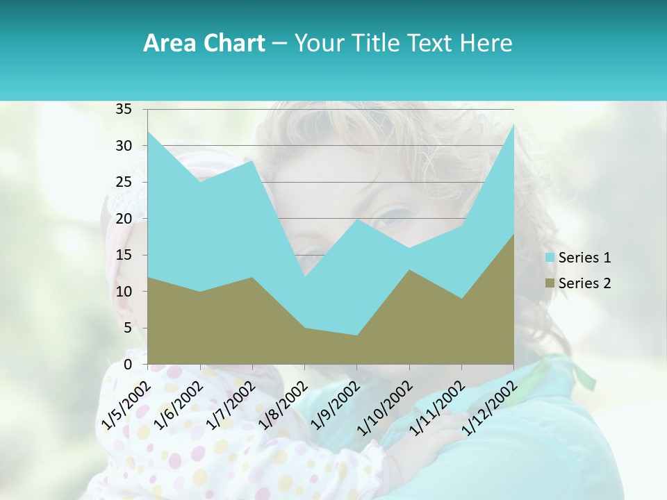 Woman With Child PowerPoint Template