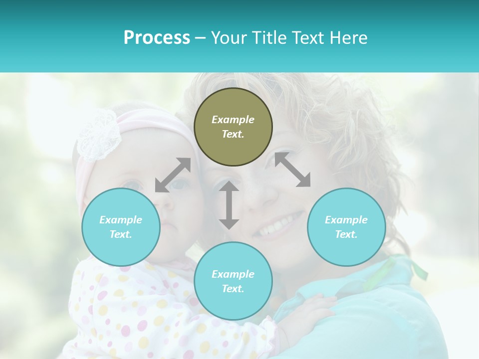 Woman With Child PowerPoint Template