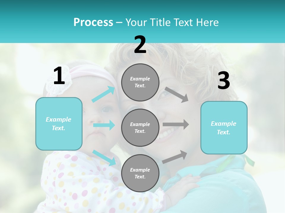 Woman With Child PowerPoint Template