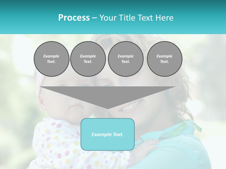Woman With Child PowerPoint Template