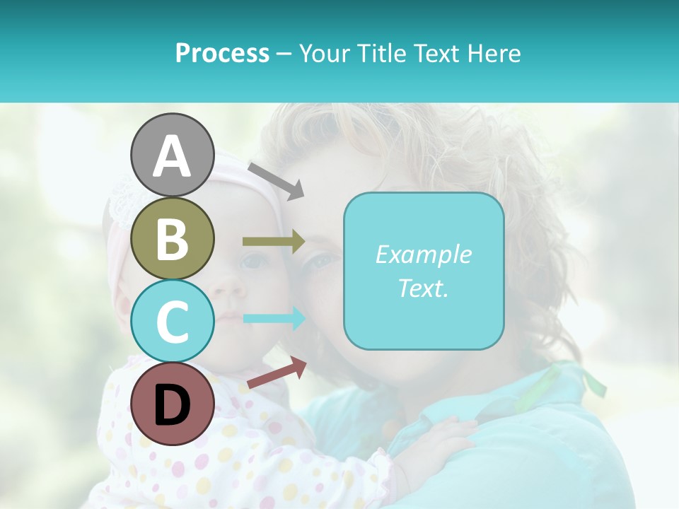 Woman With Child PowerPoint Template