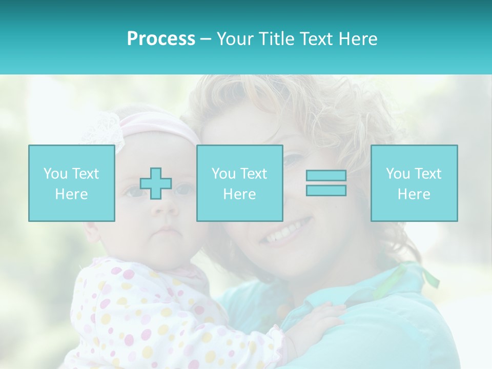 Woman With Child PowerPoint Template