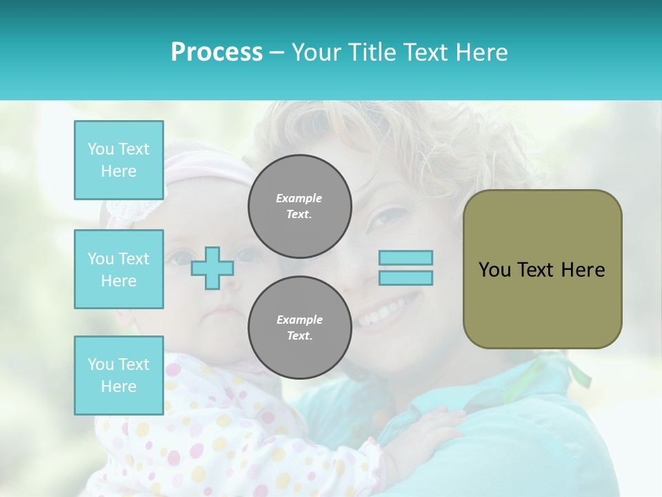 Woman With Child PowerPoint Template