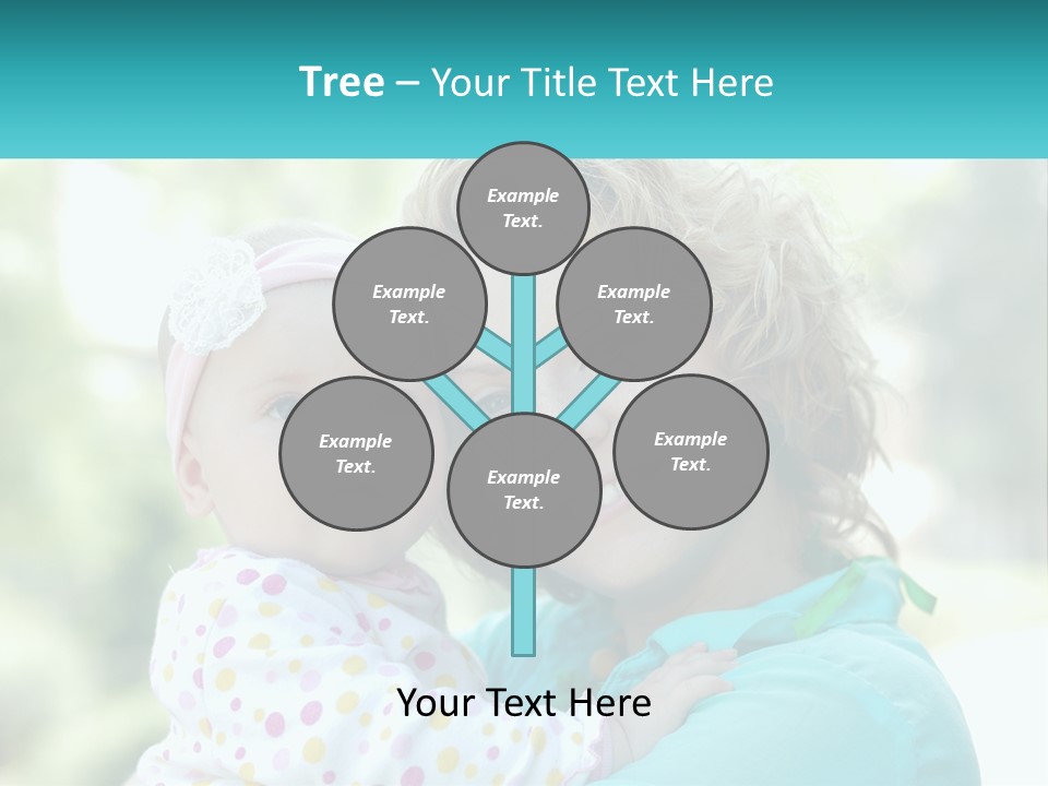 Woman With Child PowerPoint Template