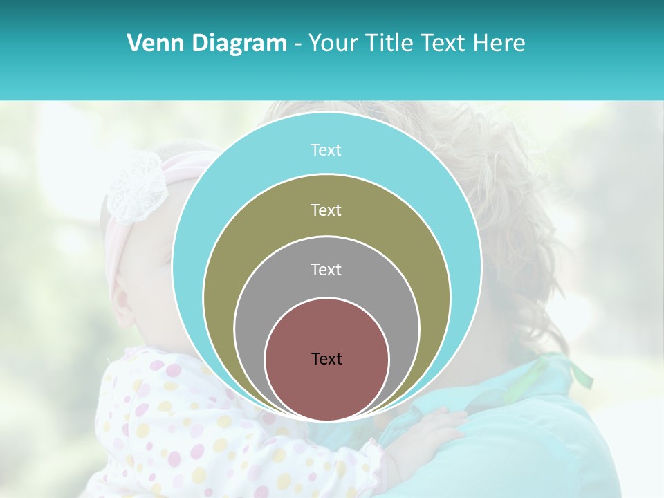 Woman With Child PowerPoint Template