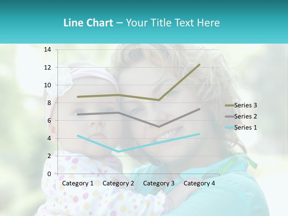 Woman With Child PowerPoint Template