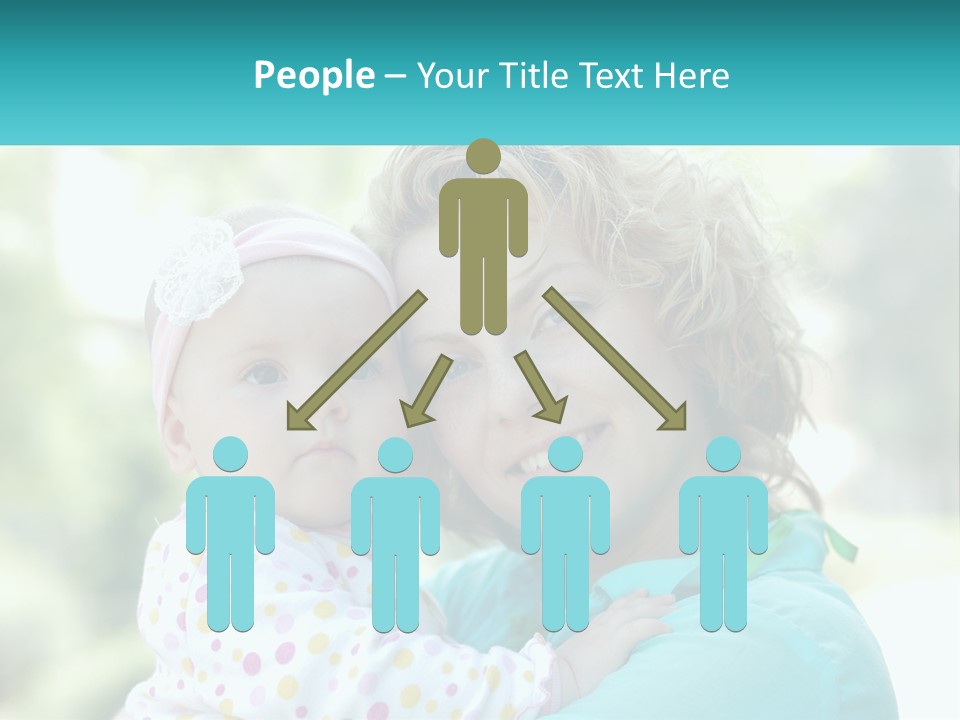 Woman With Child PowerPoint Template