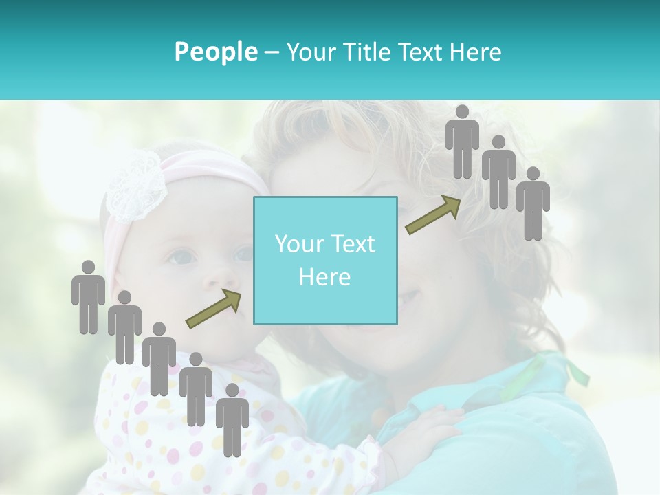 Woman With Child PowerPoint Template