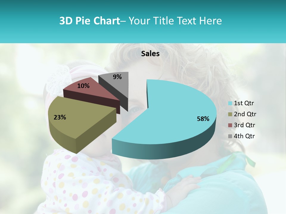 Woman With Child PowerPoint Template