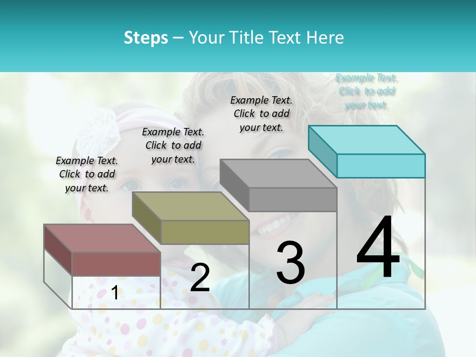 Woman With Child PowerPoint Template