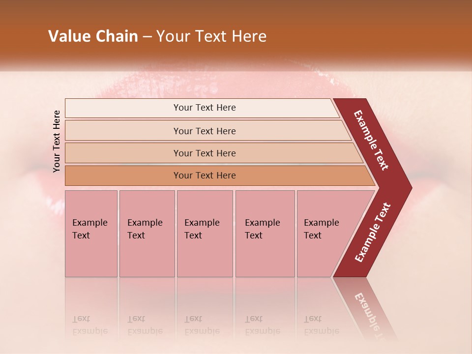 Female Lips PowerPoint Template