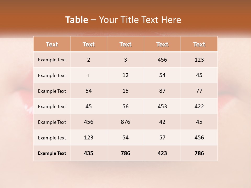 Female Lips PowerPoint Template