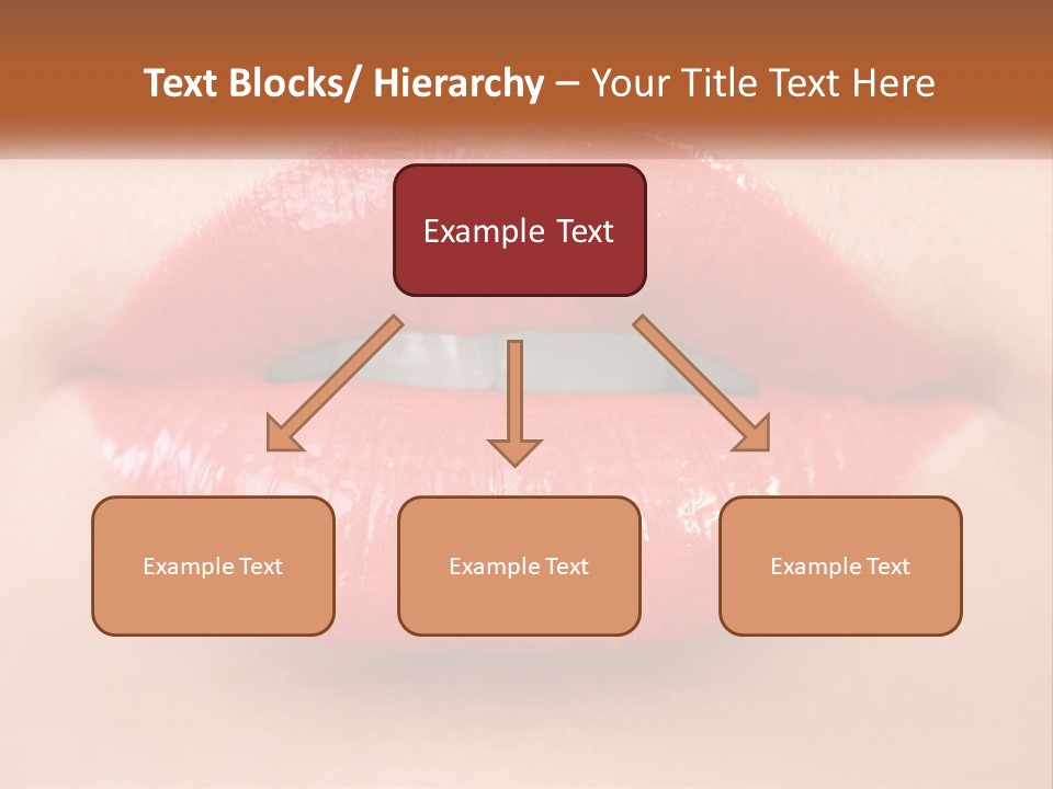 Female Lips PowerPoint Template