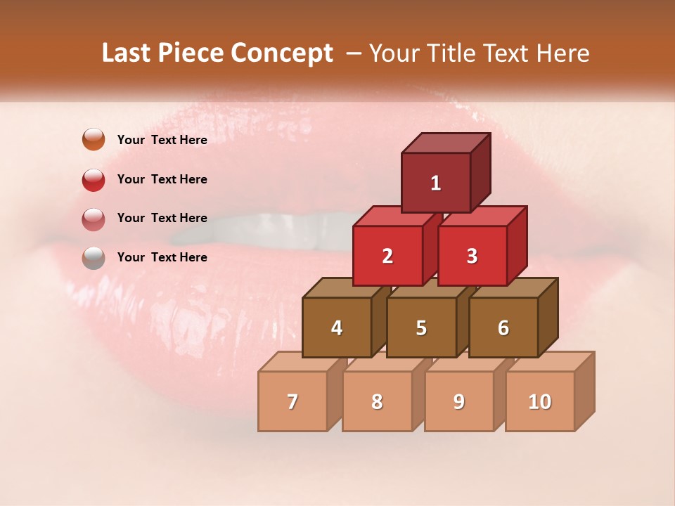 Female Lips PowerPoint Template