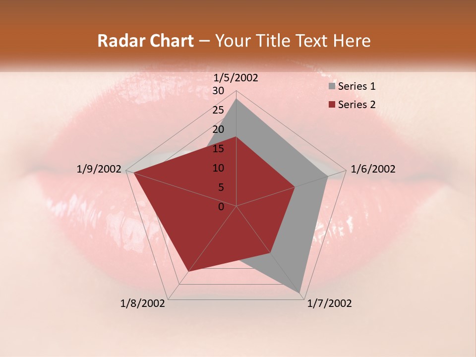 Female Lips PowerPoint Template