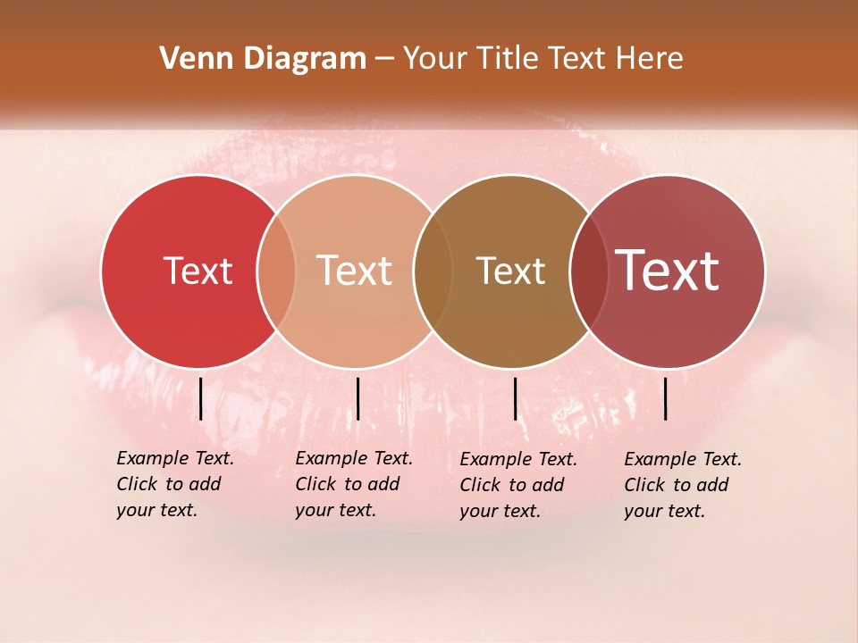 Female Lips PowerPoint Template