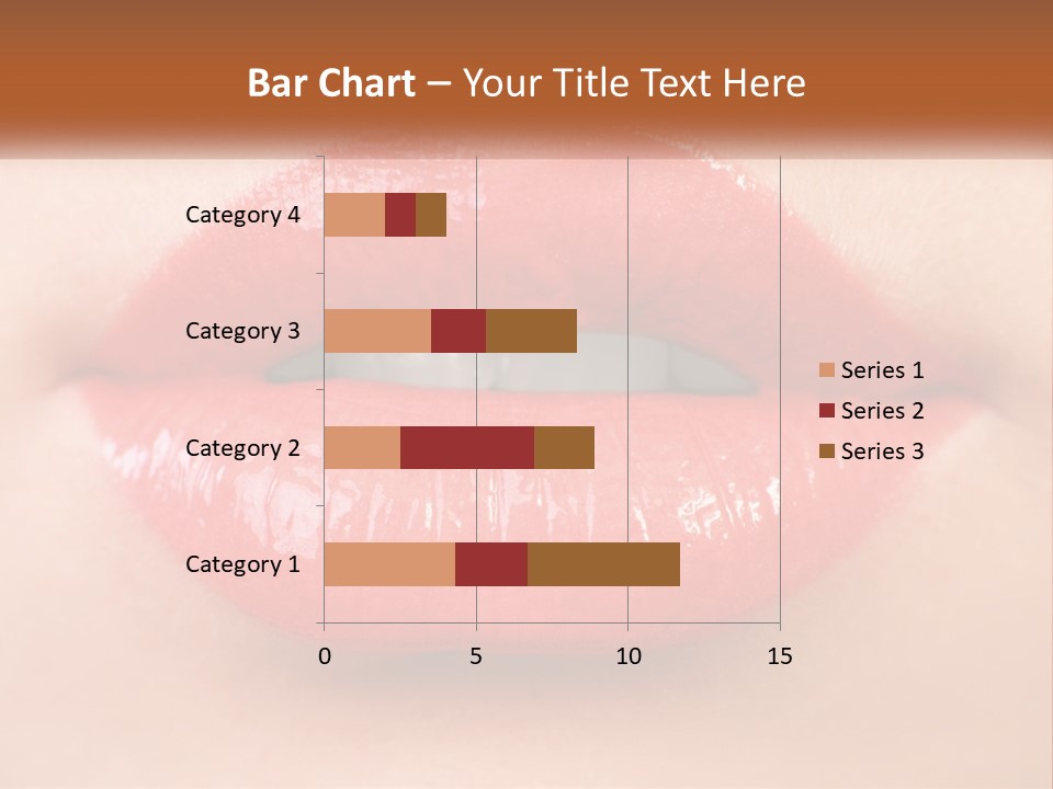 Female Lips PowerPoint Template