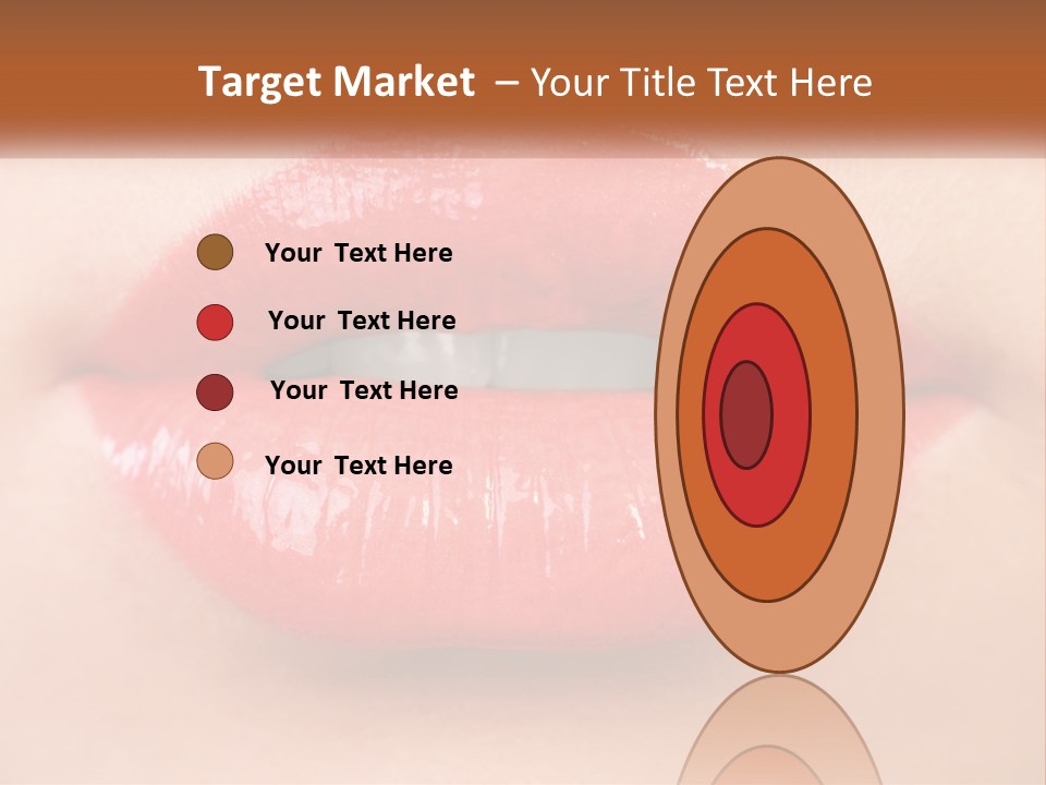 Female Lips PowerPoint Template