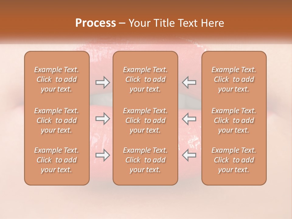 Female Lips PowerPoint Template