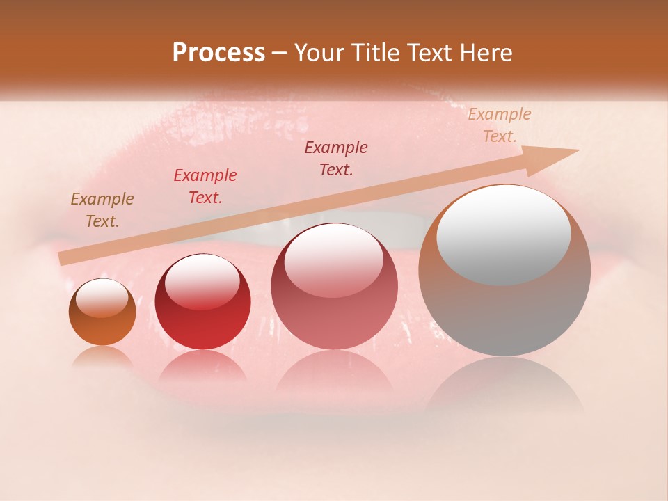 Female Lips PowerPoint Template