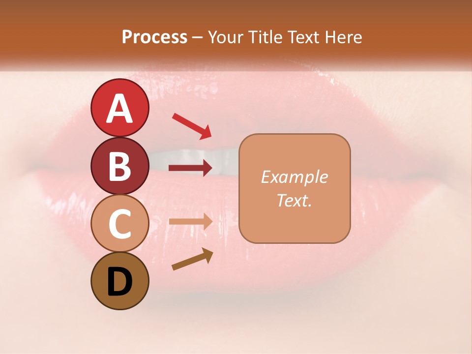 Female Lips PowerPoint Template