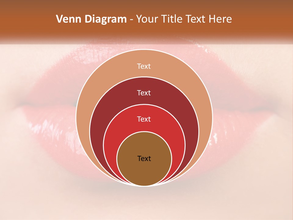 Female Lips PowerPoint Template