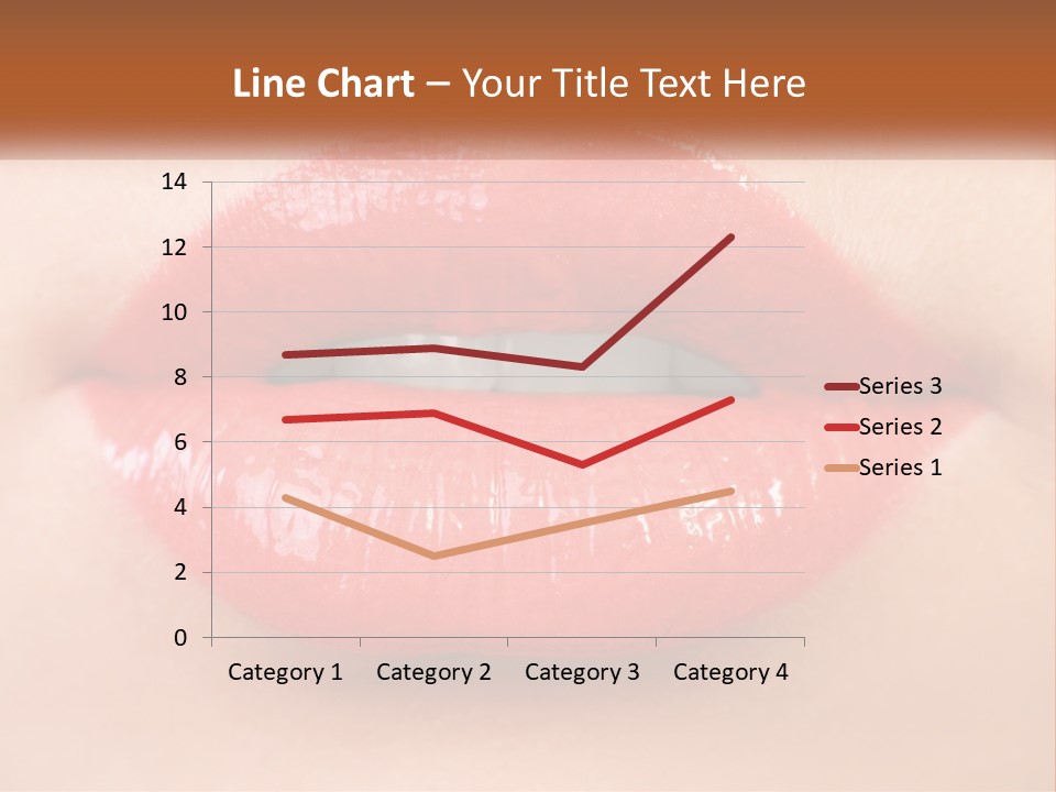 Female Lips PowerPoint Template