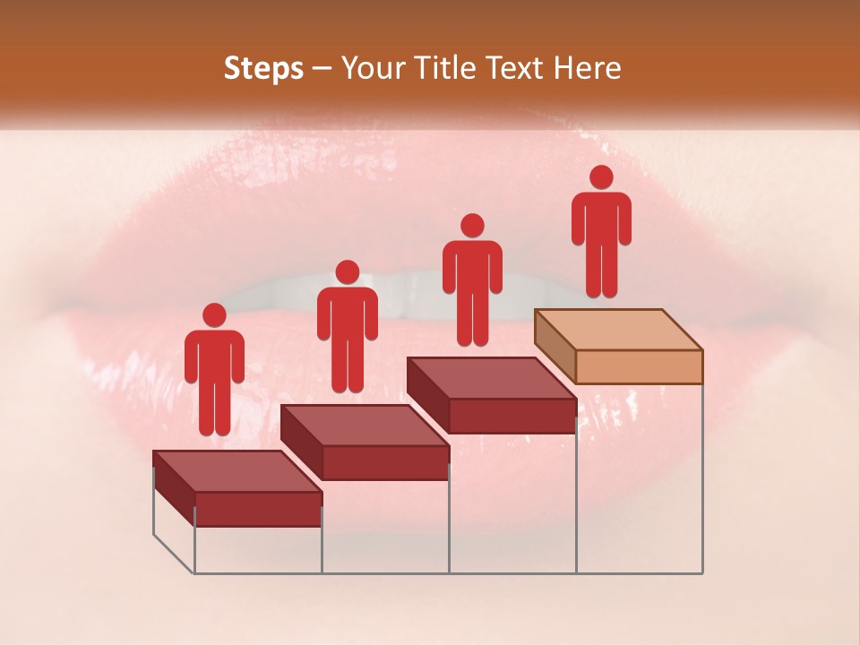 Female Lips PowerPoint Template