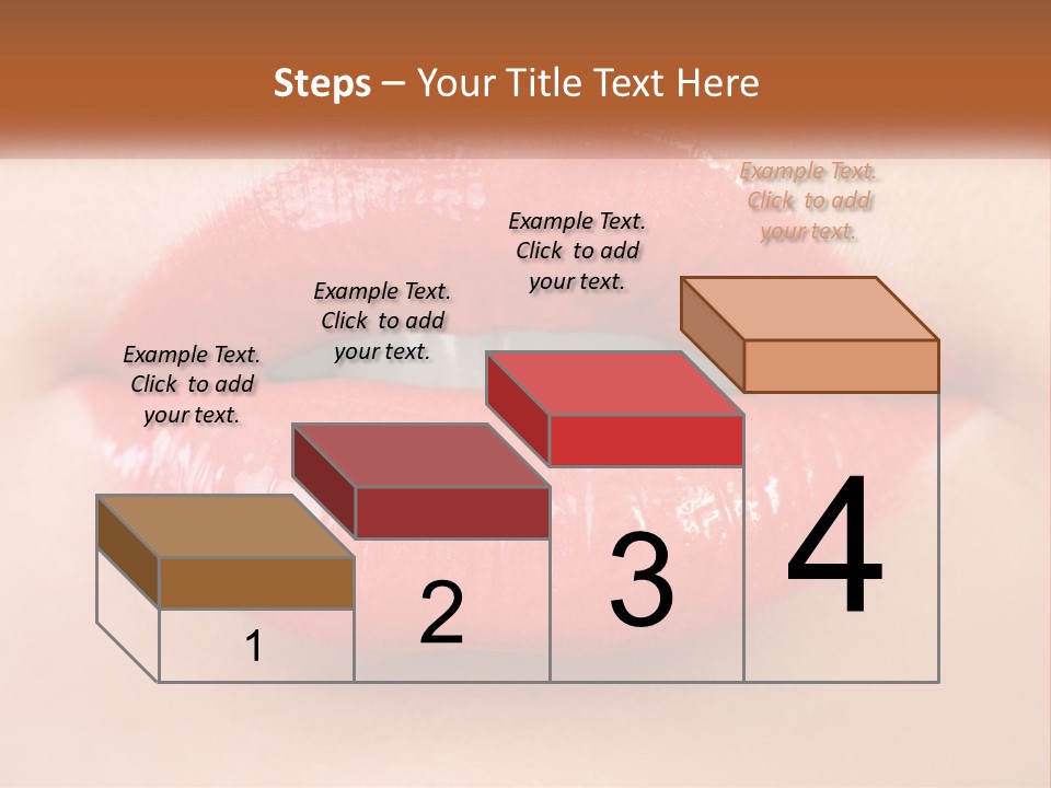 Female Lips PowerPoint Template