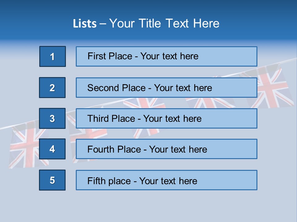 Flags Of Britain PowerPoint Template