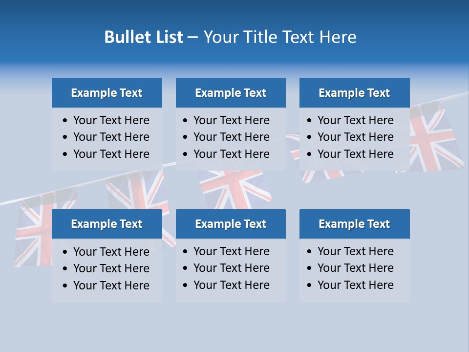 Flags Of Britain PowerPoint Template