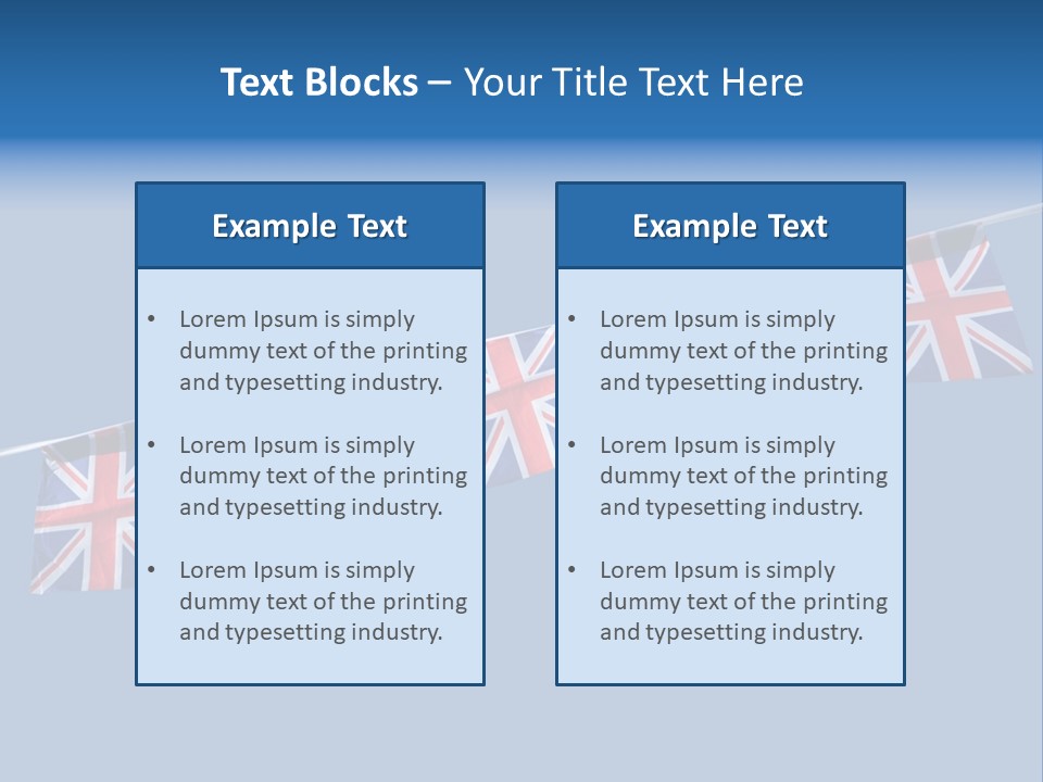 Flags Of Britain PowerPoint Template