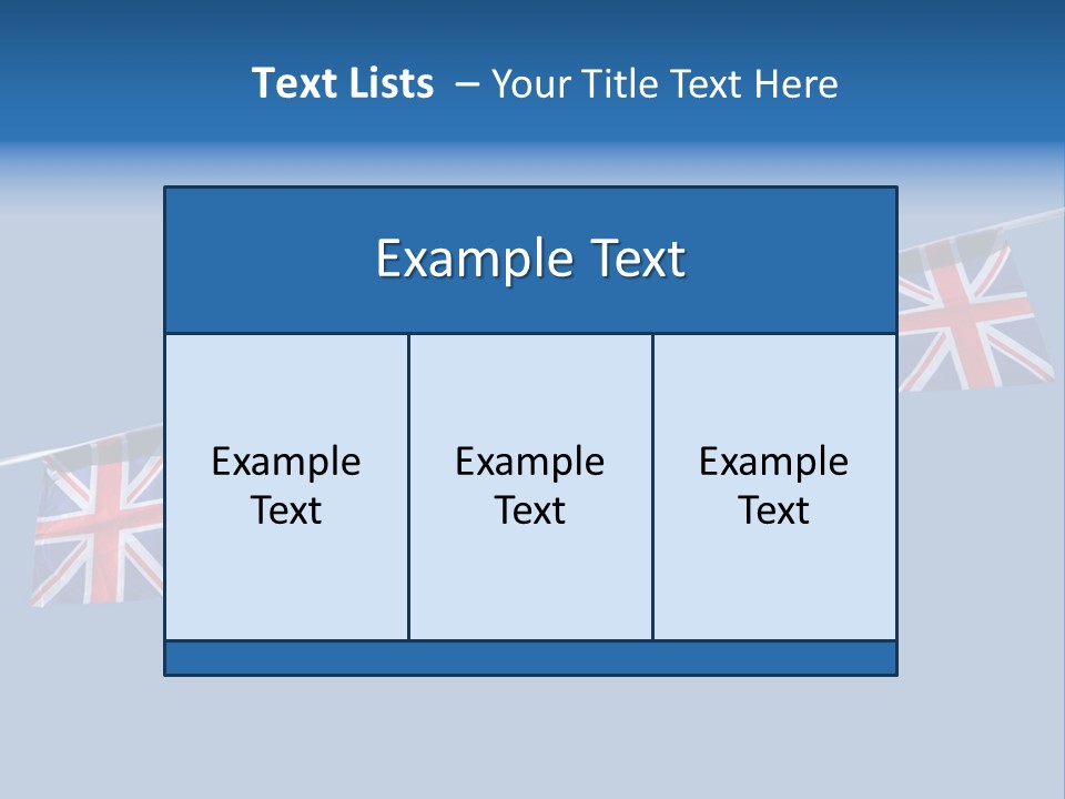 Flags Of Britain PowerPoint Template