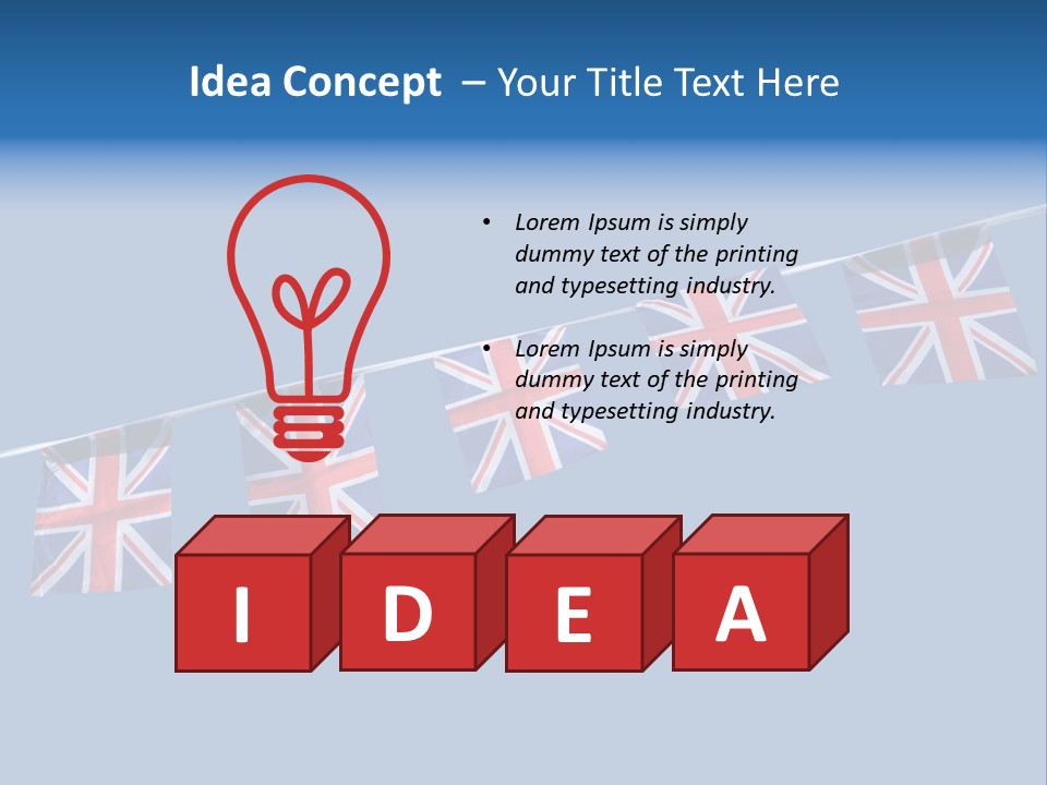 Flags Of Britain PowerPoint Template