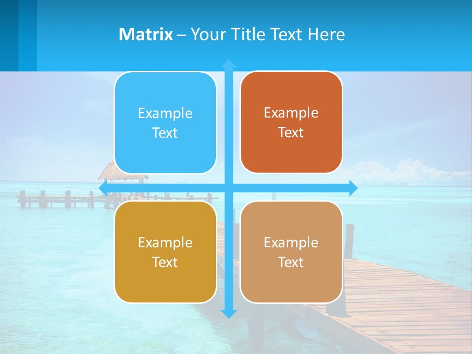 Pier By The Sea PowerPoint Template