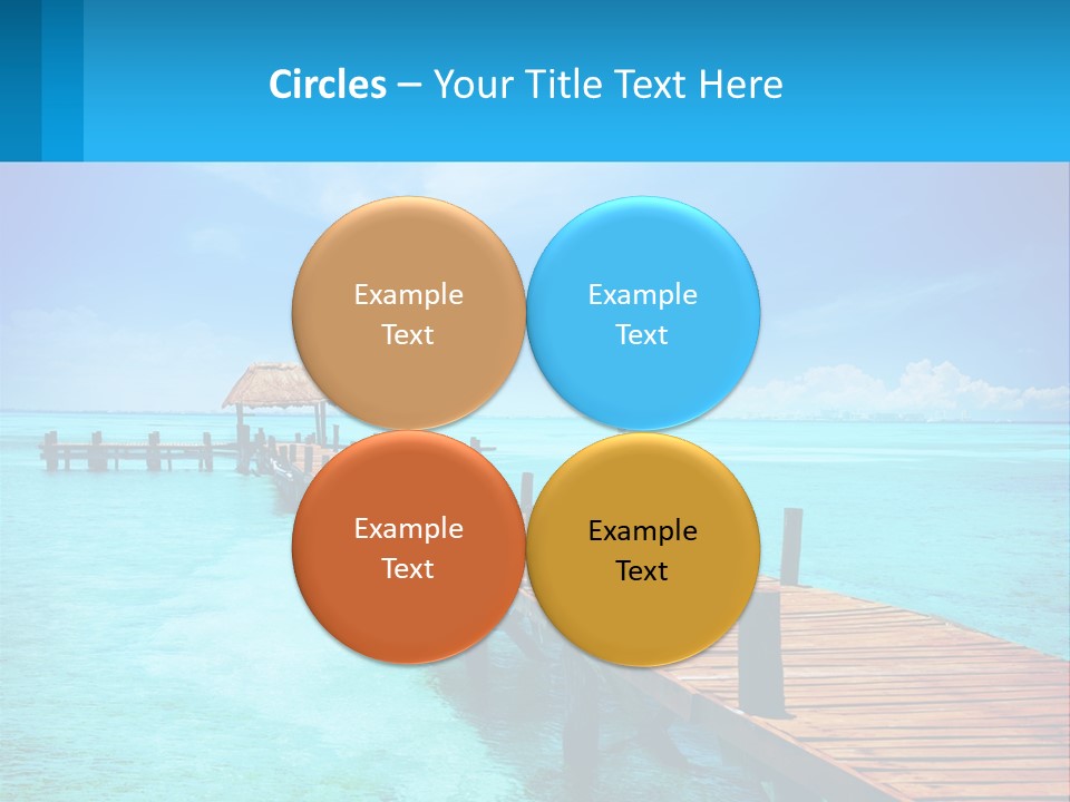 Pier By The Sea PowerPoint Template
