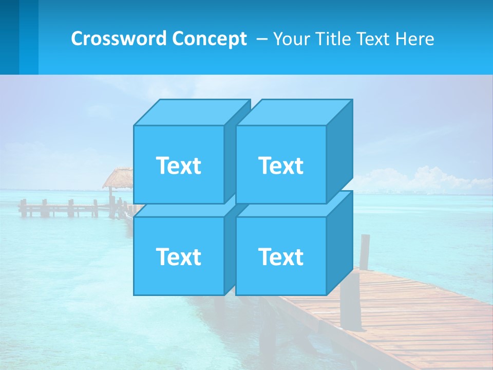 Pier By The Sea PowerPoint Template