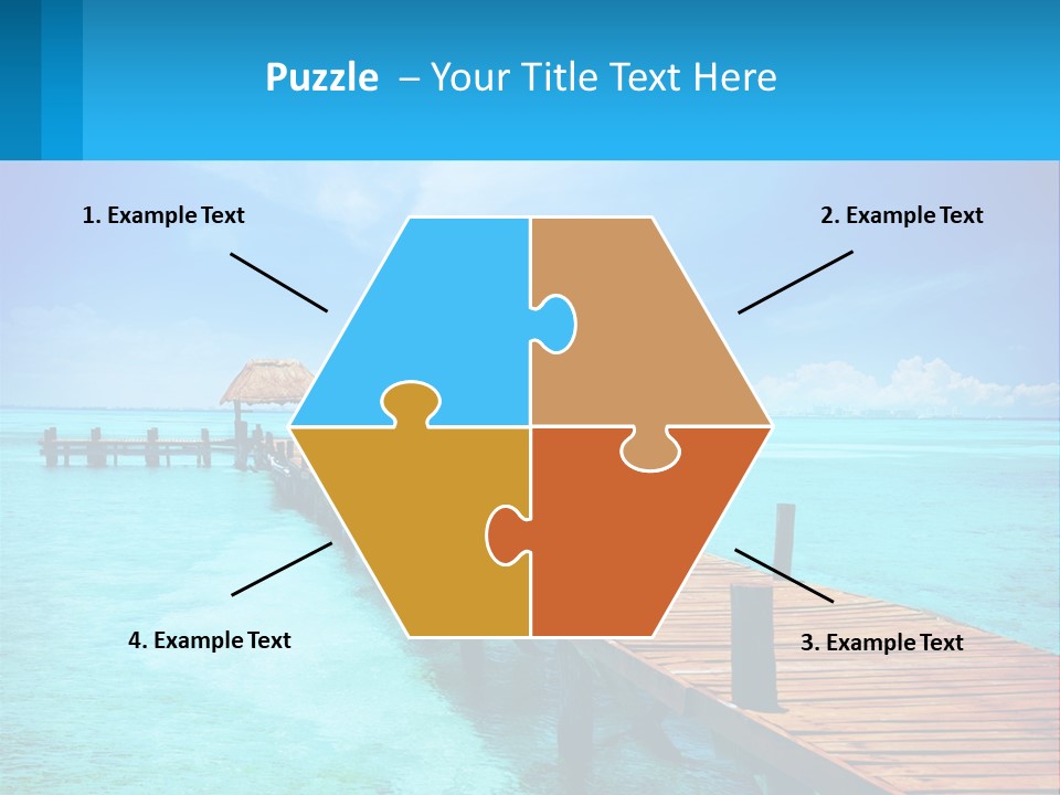 Pier By The Sea PowerPoint Template