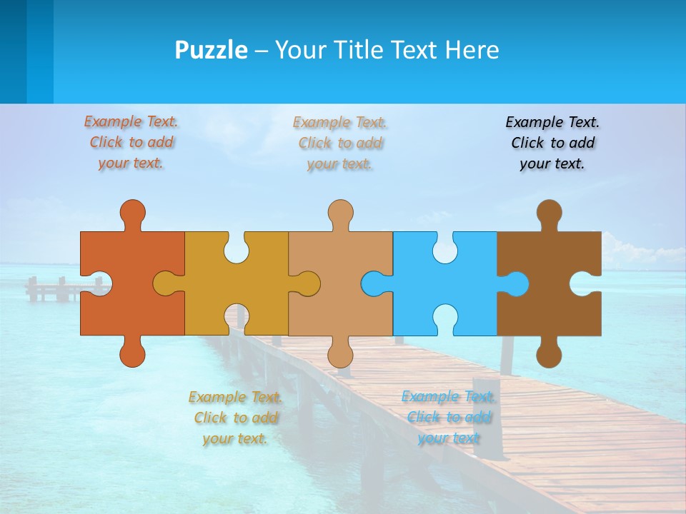 Pier By The Sea PowerPoint Template