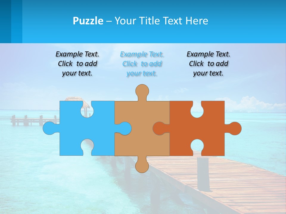 Pier By The Sea PowerPoint Template