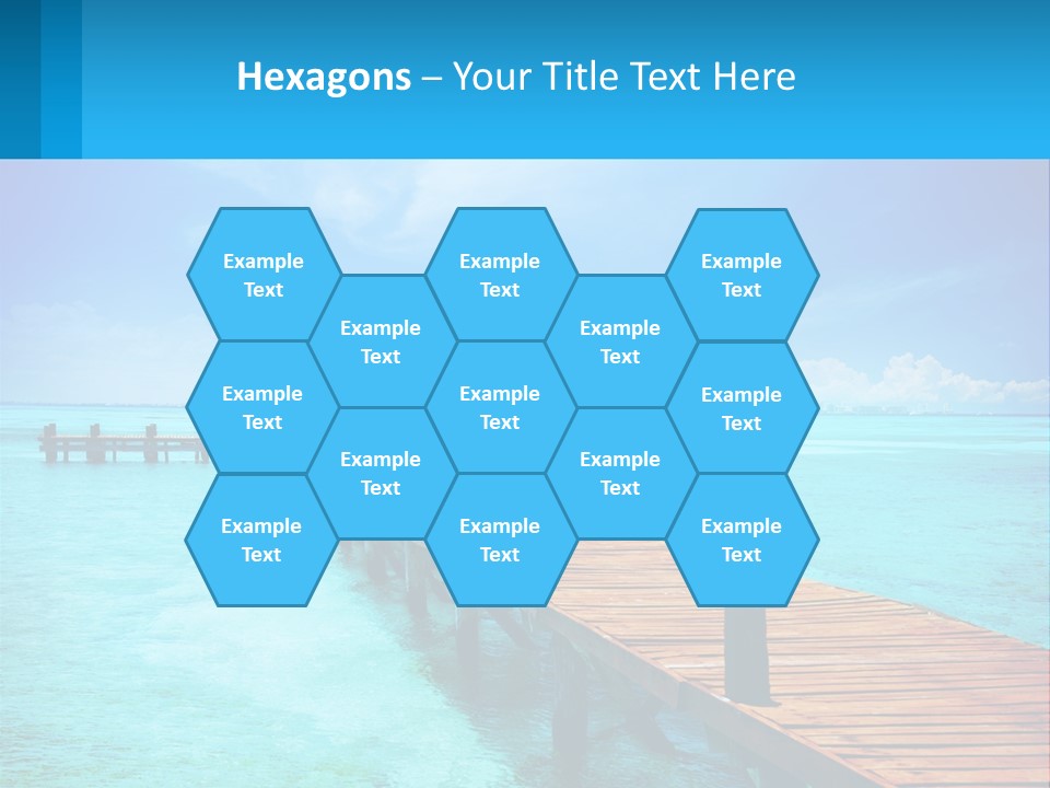 Pier By The Sea PowerPoint Template