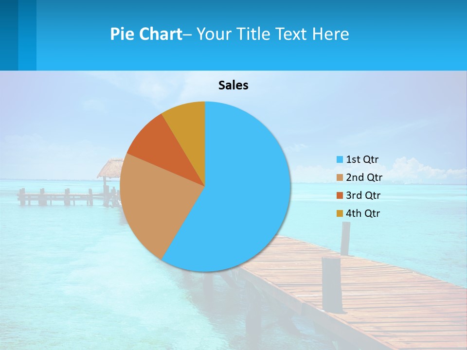 Pier By The Sea PowerPoint Template