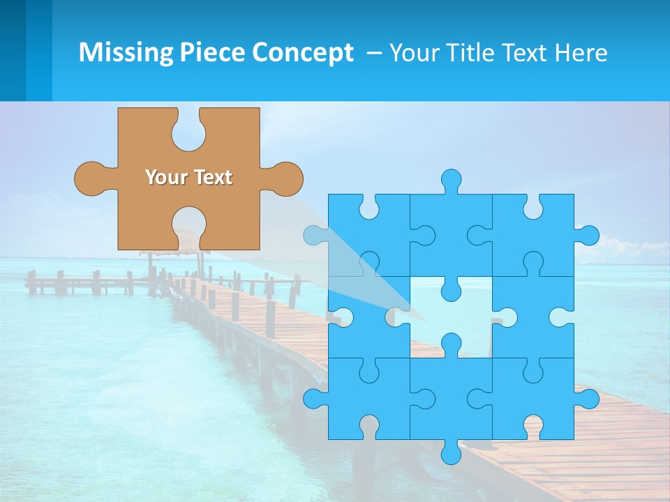 Pier By The Sea PowerPoint Template