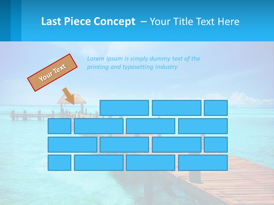 Pier By The Sea PowerPoint Template