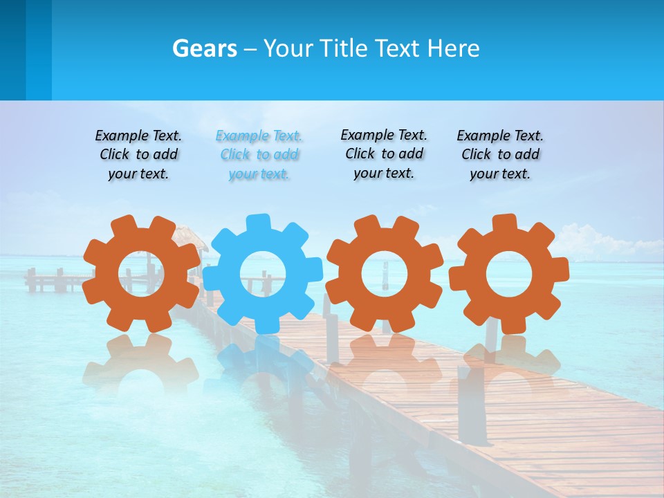 Pier By The Sea PowerPoint Template