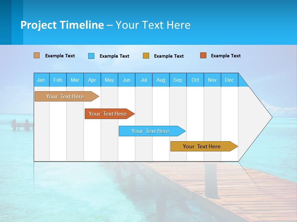 Pier By The Sea PowerPoint Template