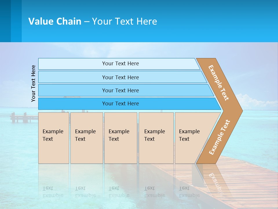 Pier By The Sea PowerPoint Template