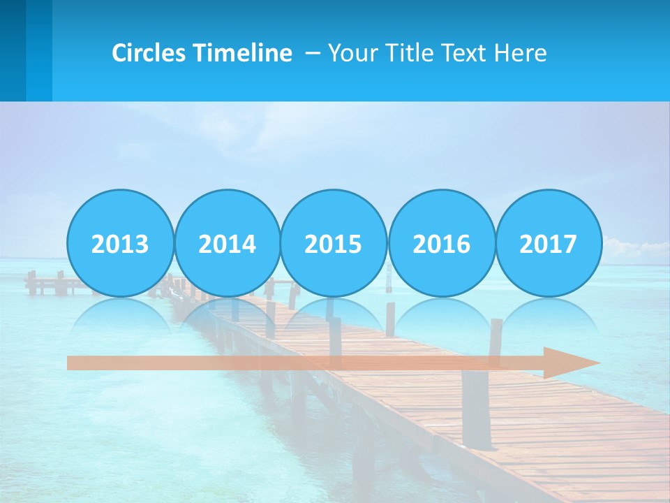 Pier By The Sea PowerPoint Template