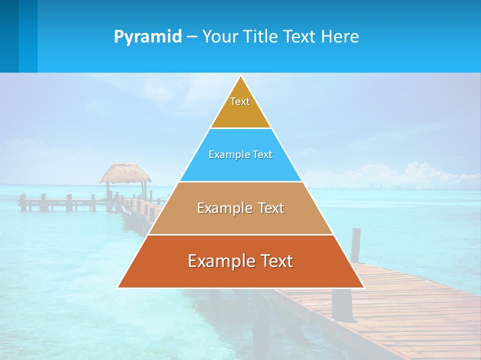 Pier By The Sea PowerPoint Template